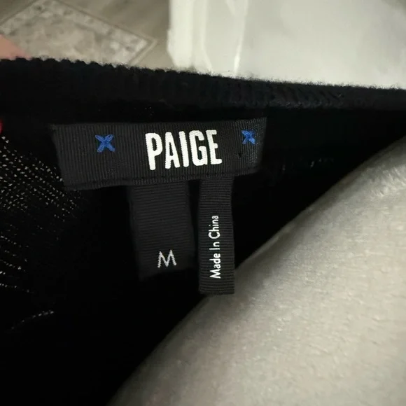 PAIGE Black Knit Top - Picture 6 of 6